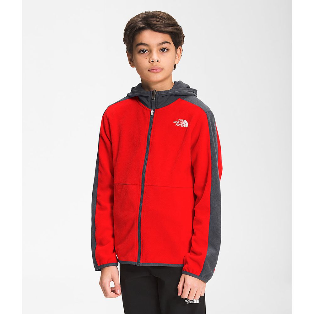 The North Face Hoodie Youth Australia - The North Face Glacier Full Zip Red (LRY-964721)